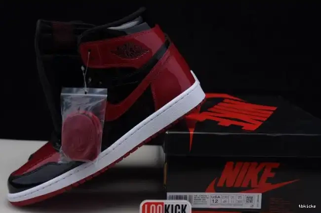 Reps TB Jordan 555088-063 Bred Patent Air High 1 OG 0523